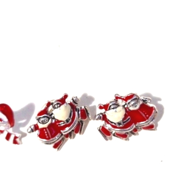 VINTAGE XMAS HIGH-END ASSORTMENT OF POST AND HOOK EARRINGS LOT - Picture 5 of 10